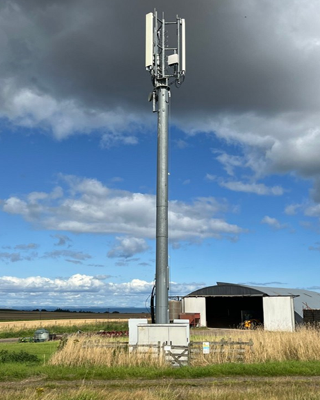 MONOPOLE TELECOMS MAST
